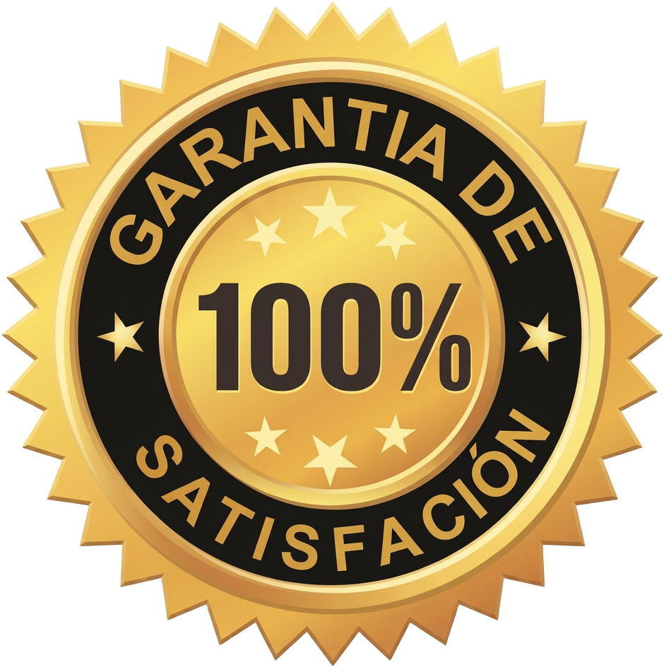 Garantía de 100% satisfacción